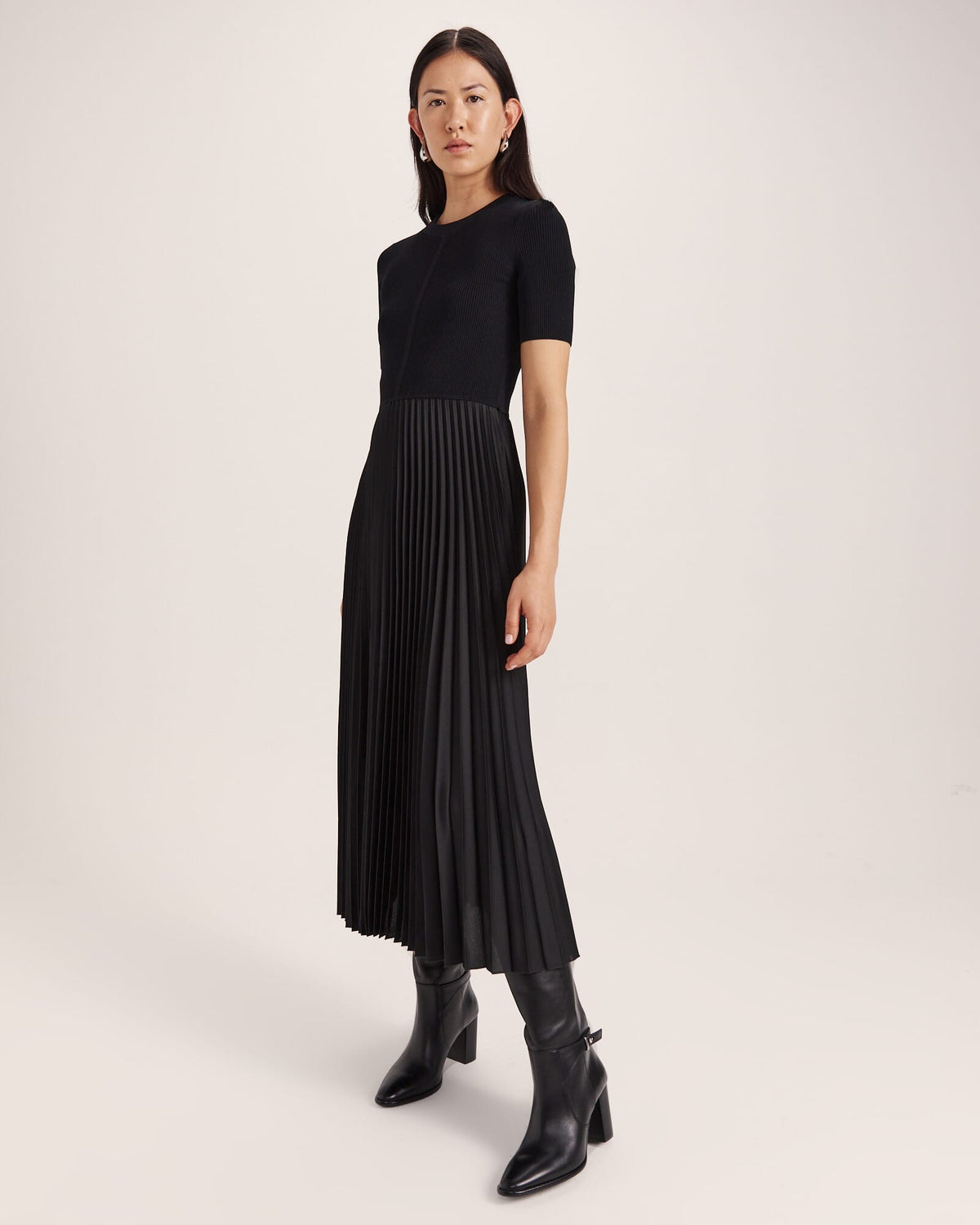 Vicky Mixed Media Dress