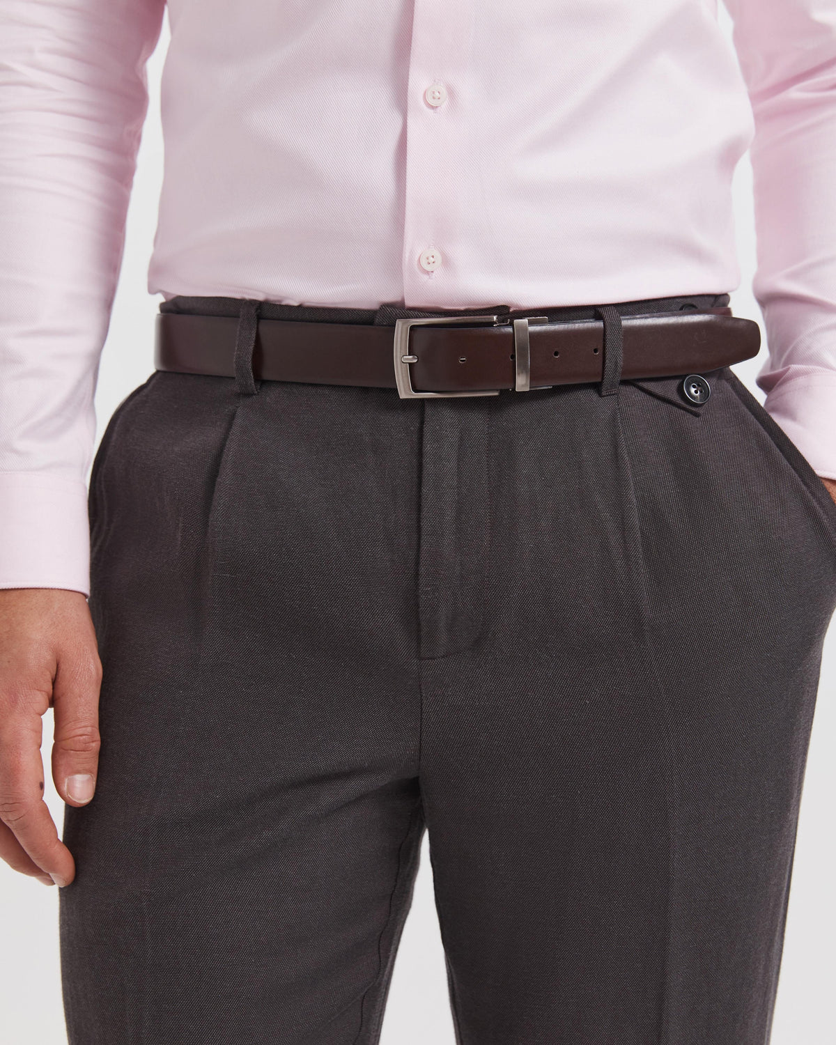 Leather Reversible Belt