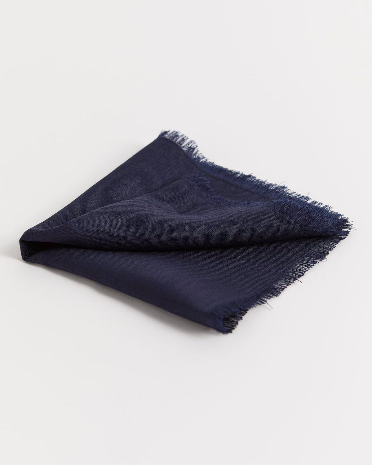 Frayed Linen Pocket Square