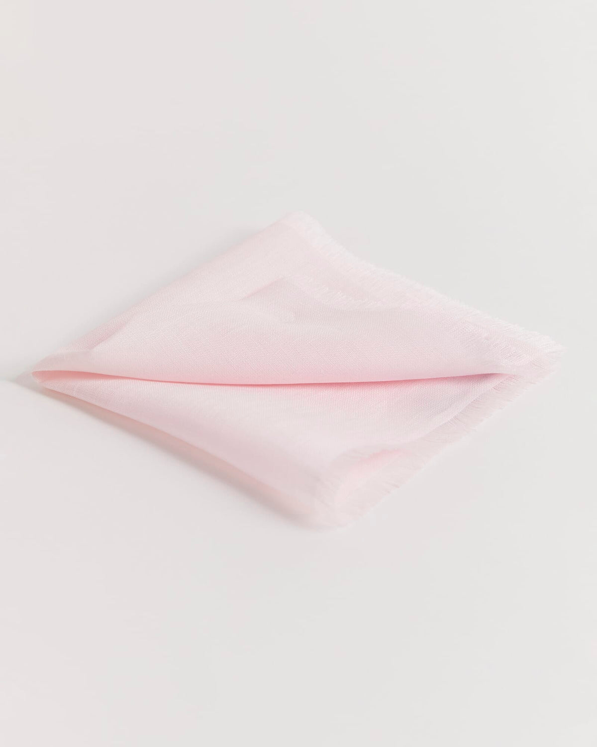 Frayed Linen Pocket Square