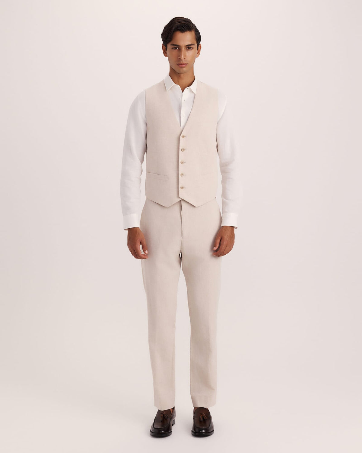 Elias Cotton Linen Waistcoat