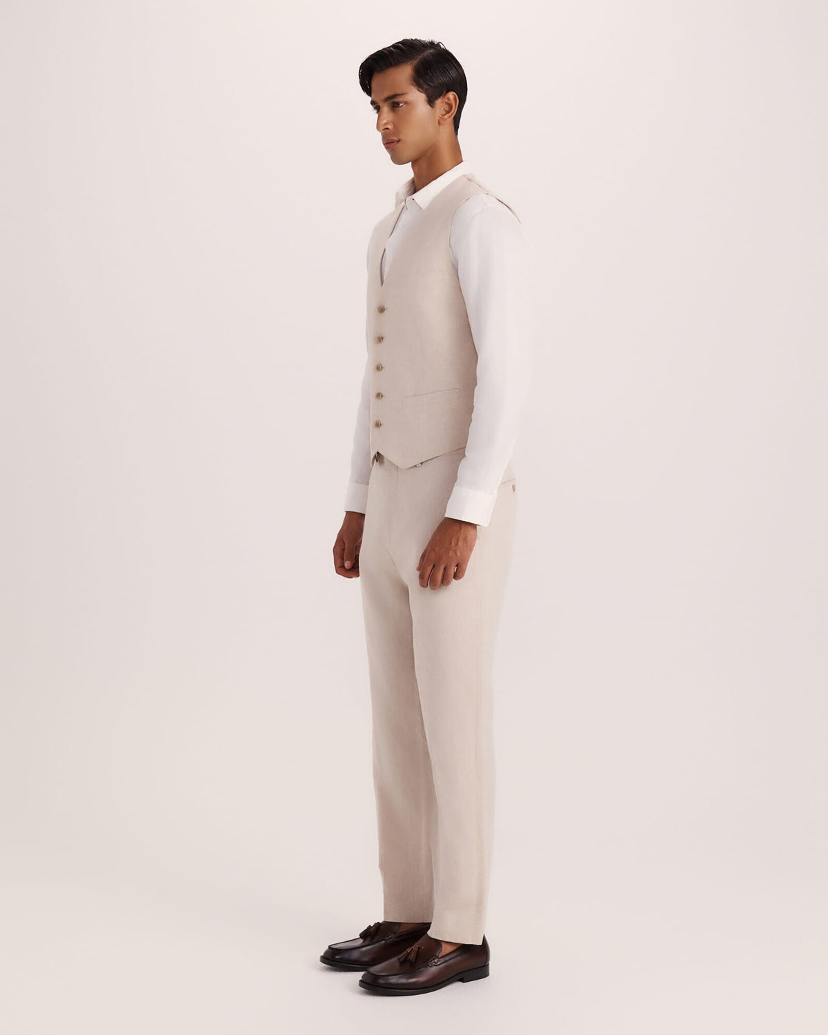 Elias Cotton Linen Waistcoat