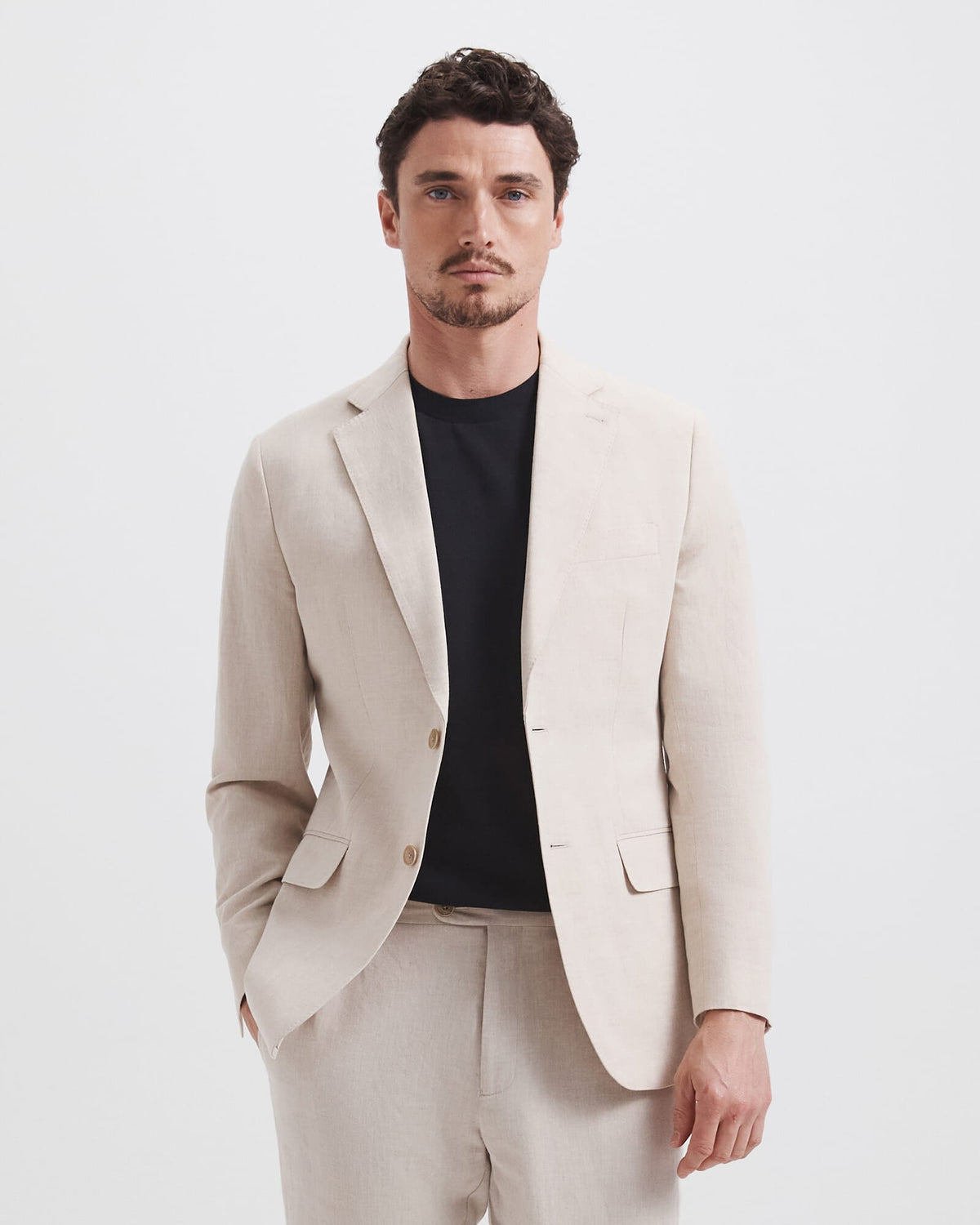 Elias Cotton Linen Suit Jacket