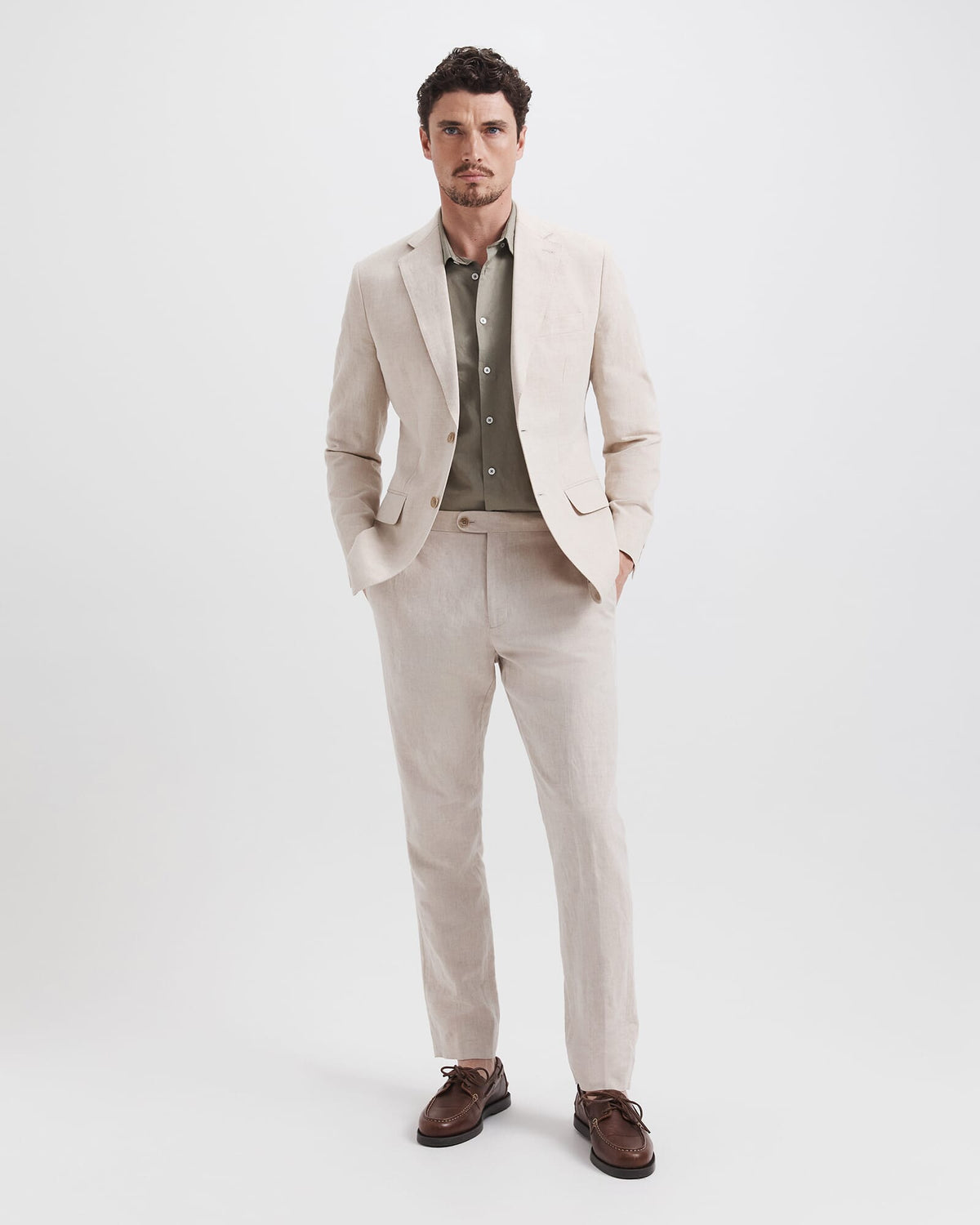 Elias Cotton Linen Suit Jacket