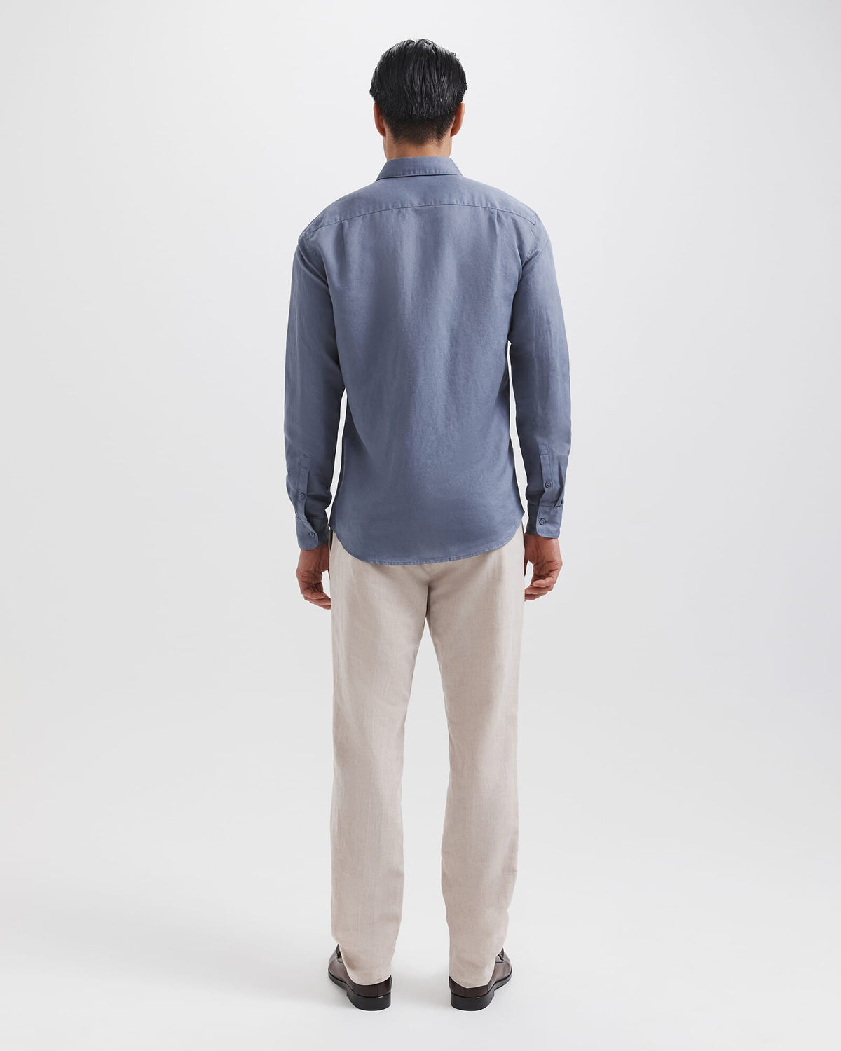 Reeves Long Sleeve Classic Linen Cotton Shirt