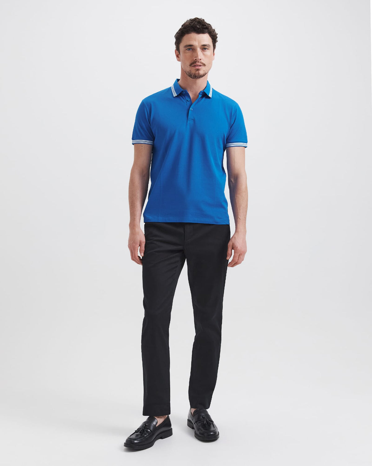 Andy Tipped Cotton Polo