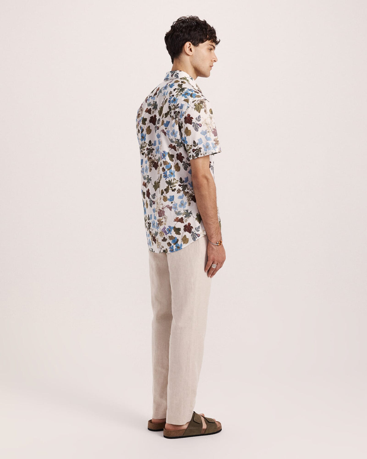 Evander Cotton Print Short Sleeve Classic Shirt