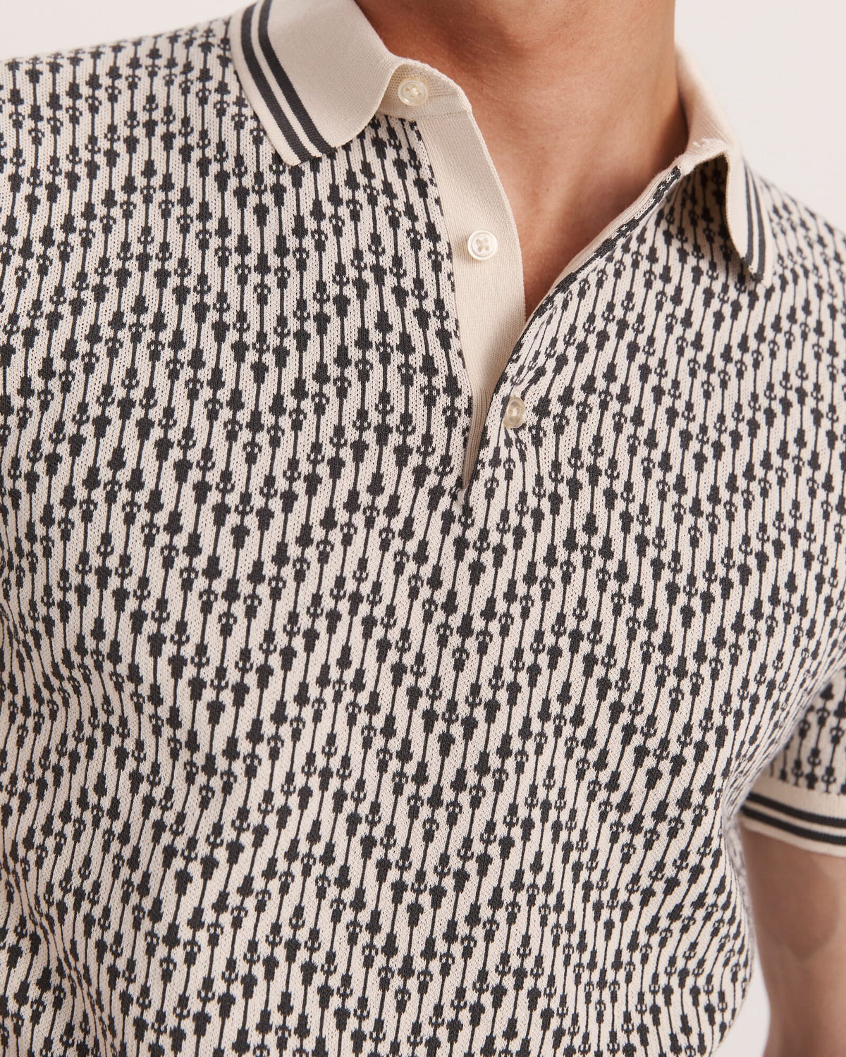 Monte Linear Knit Polo