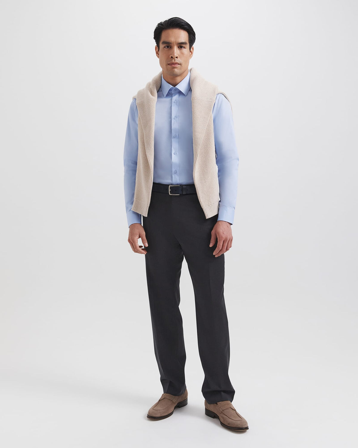 Stretch Poplin Slim Shirt