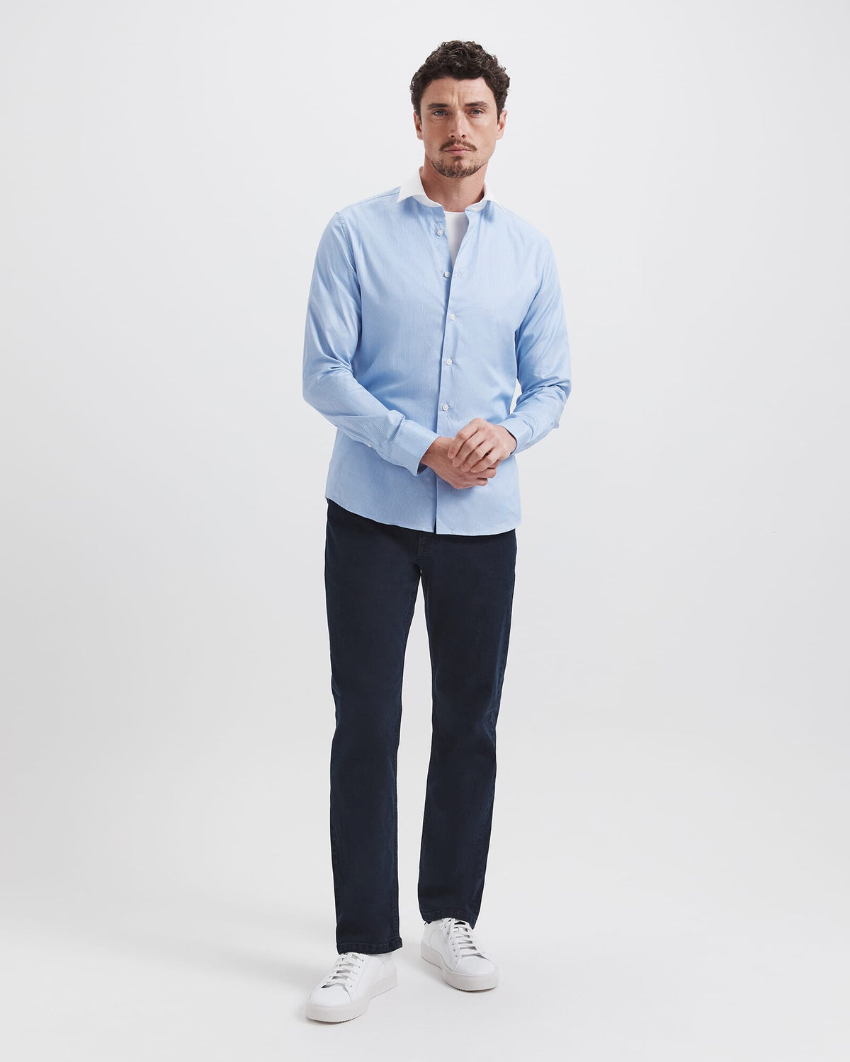 Joseph Long Sleeve Stripe Shirt