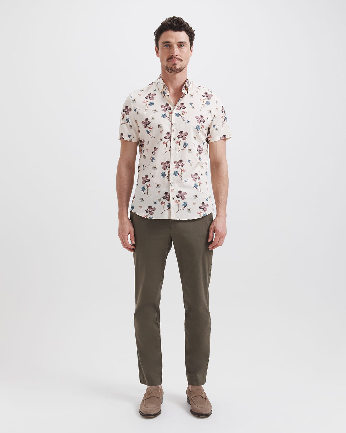 Jean-Luc Short Sleeve Print Shirt