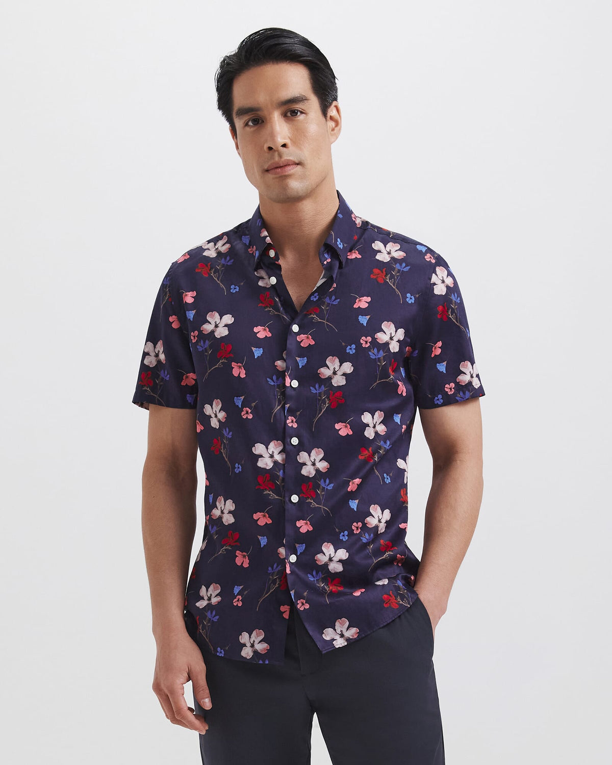 Jean-Luc Short Sleeve Print Shirt