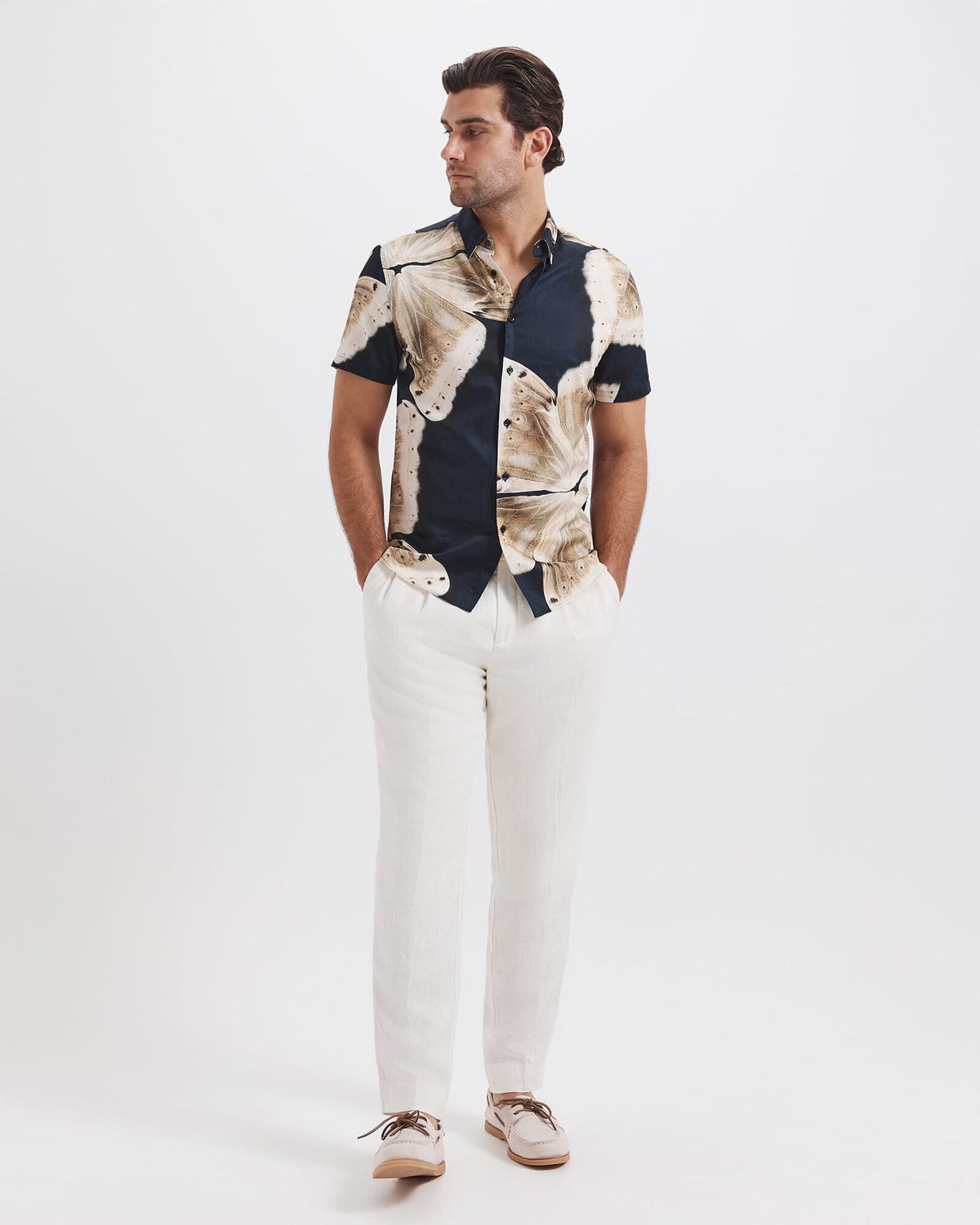 Caruso Short Sleeve Print Shirt