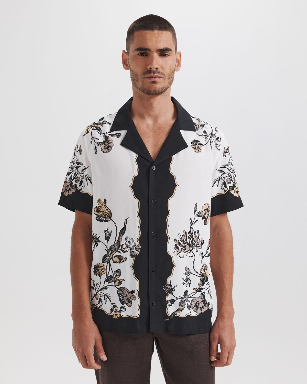 Saville Short Sleeve Resort Print Shirt