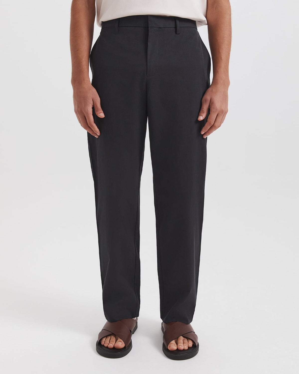 Michael Wide Leg Cotton Pant