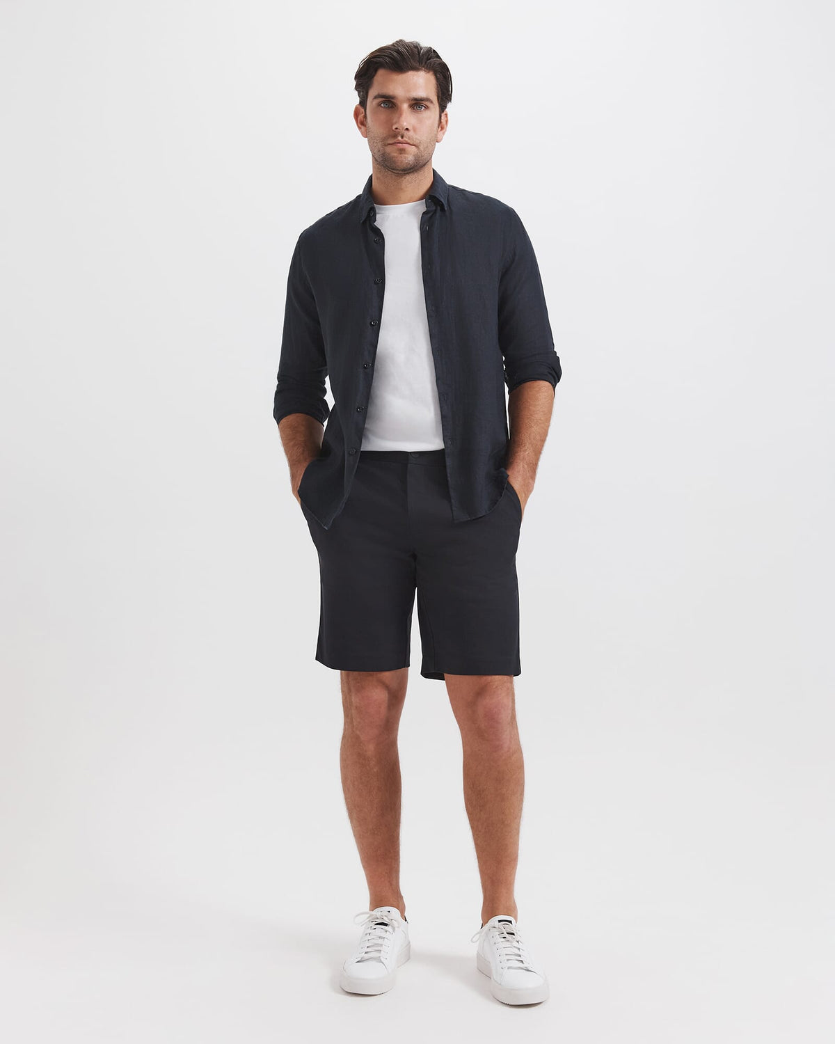 Anderson Long Sleeve Classic Linen Shirt