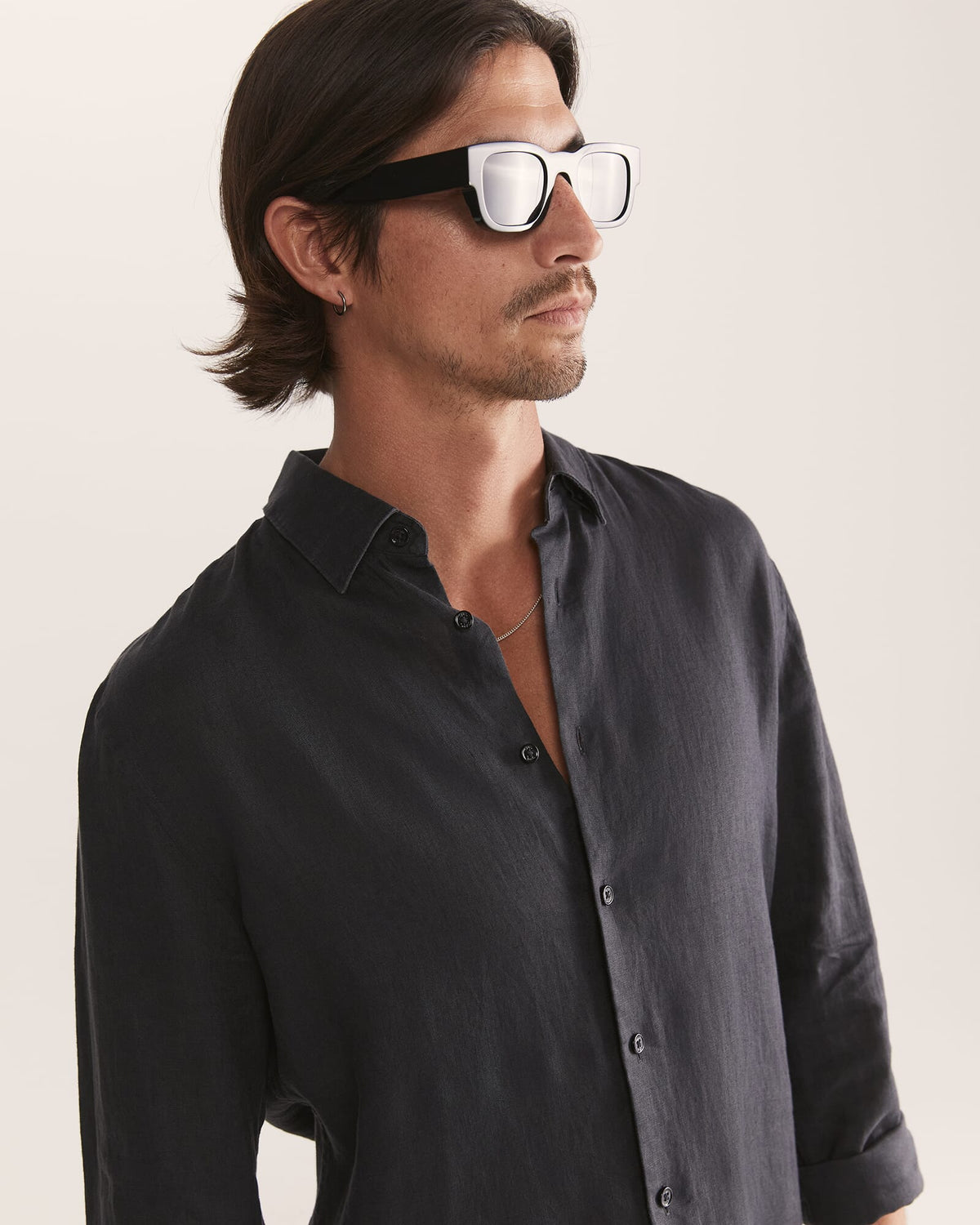Anderson Long Sleeve Classic Linen Shirt