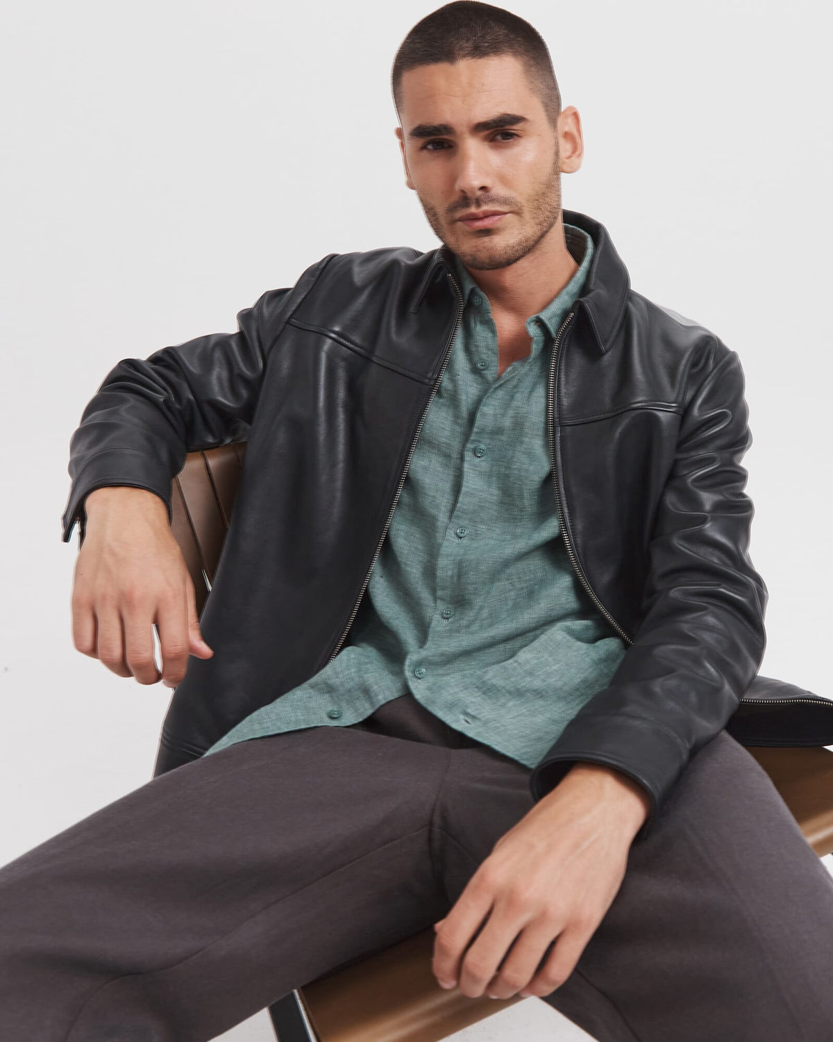 Anderson Long Sleeve Classic Linen Shirt