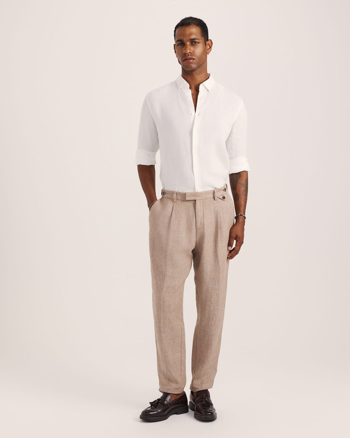 Anderson Long Sleeve Classic Linen Shirt