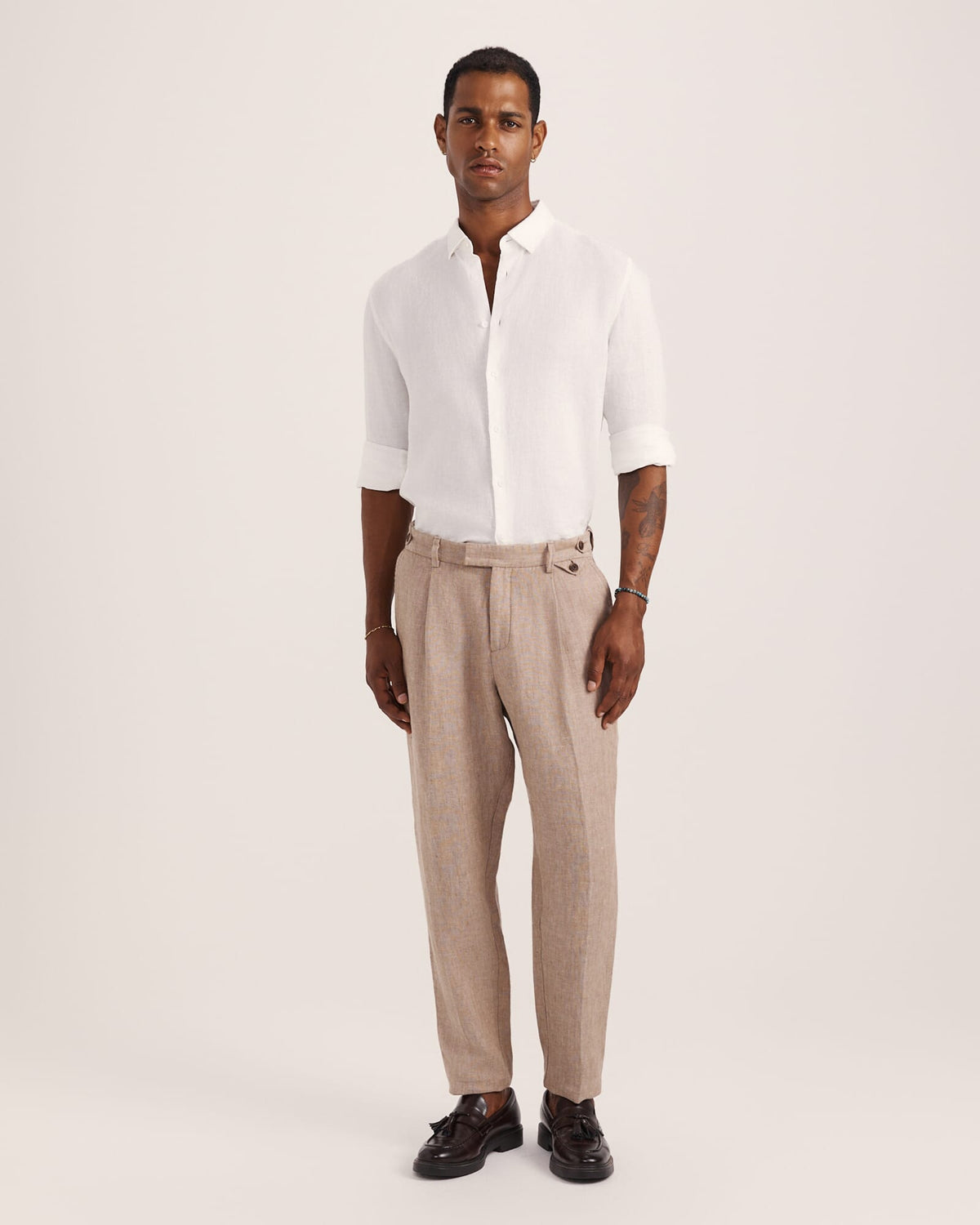 Anderson Long Sleeve Classic Linen Shirt