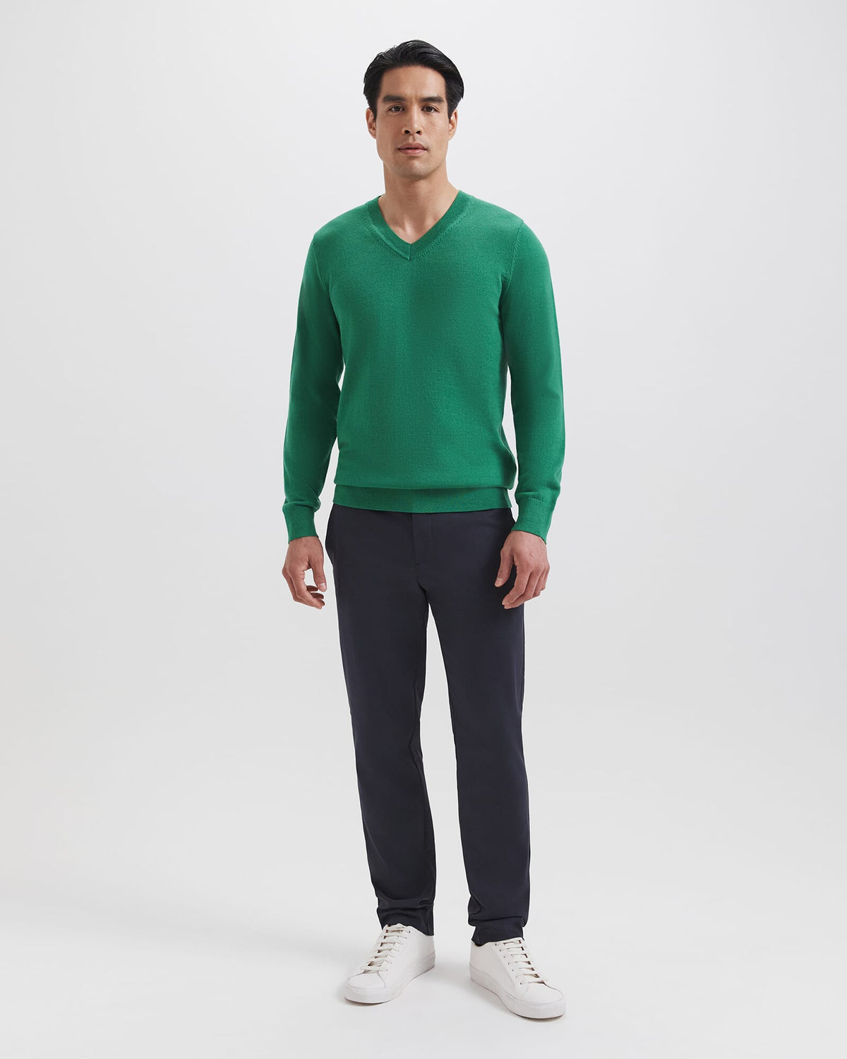 Franklin Merino Wool V-Neck Knit