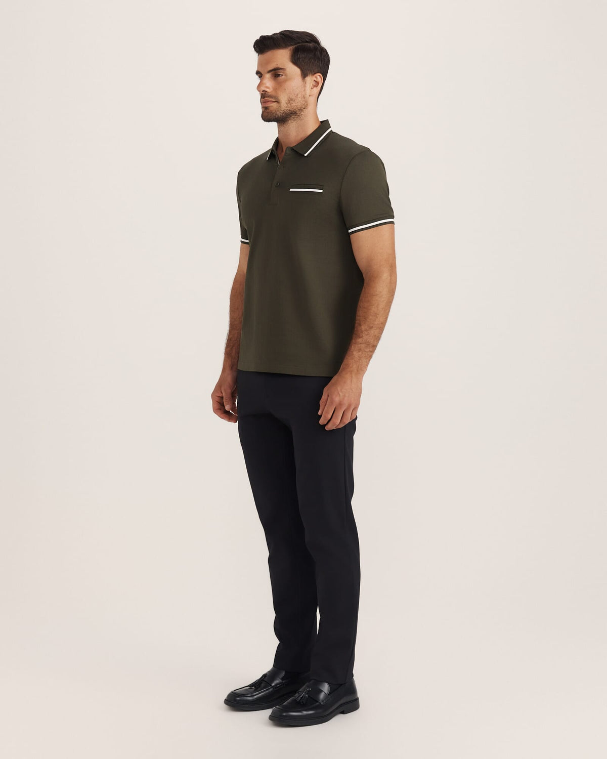 Ted Textured Cotton Polo