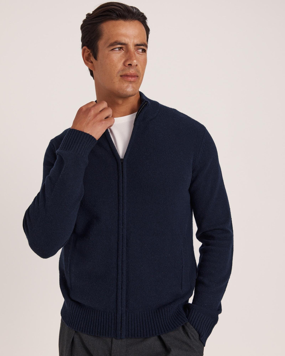Solo Zip Through Knit