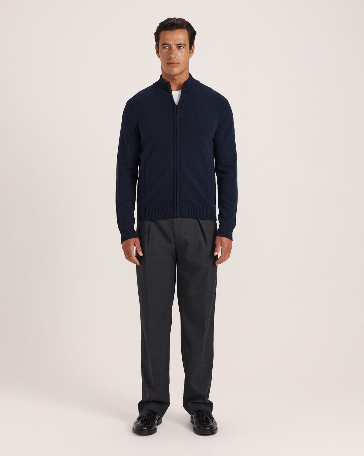 Solo Zip Through Knit