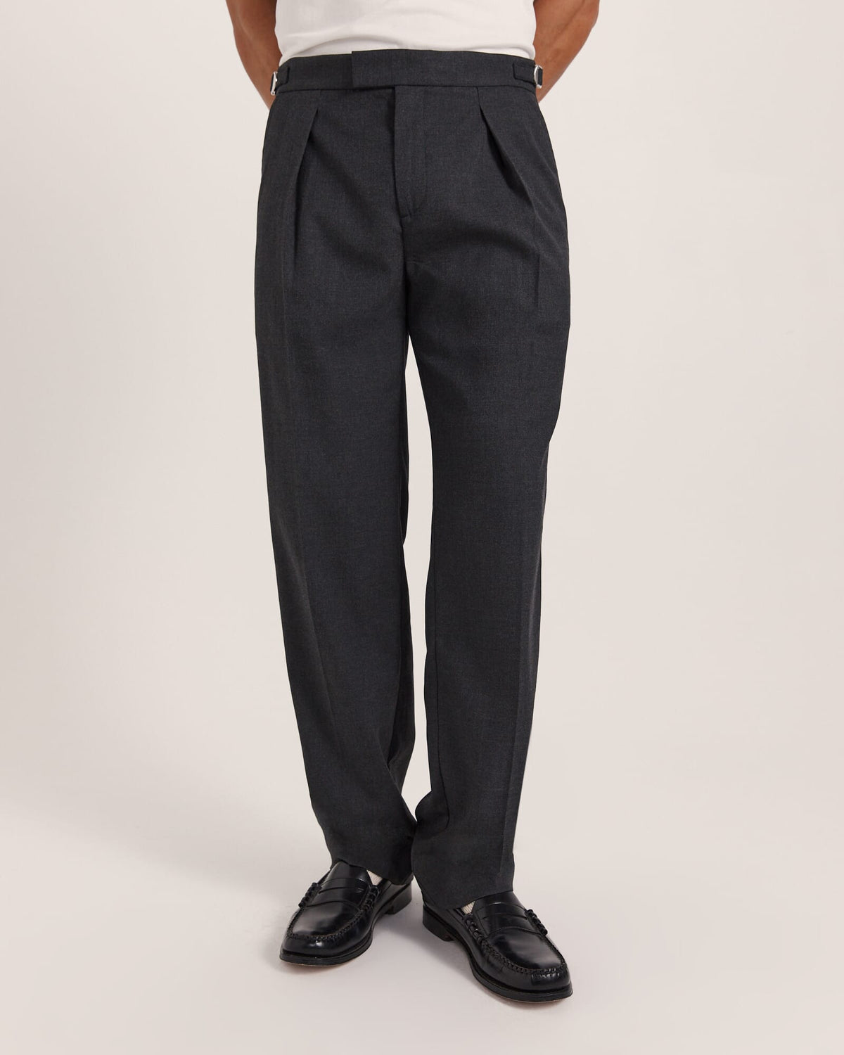 Henry Wide Pleat Pant