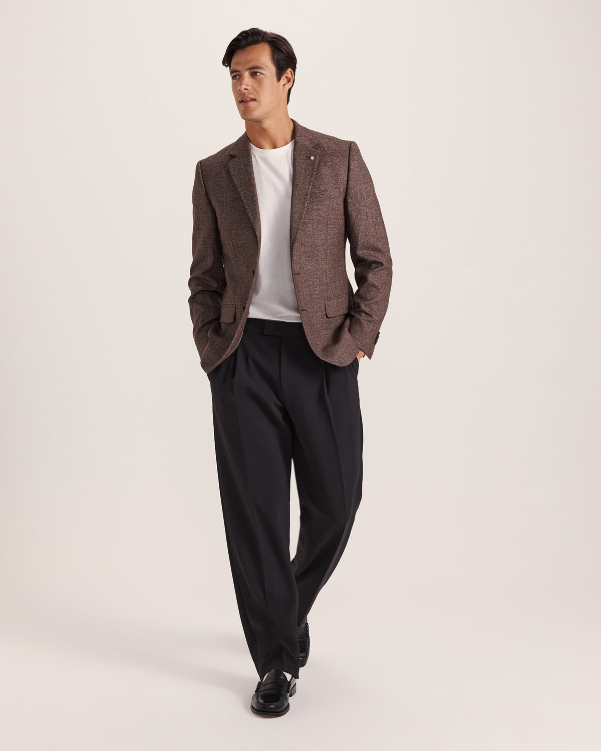 Bruno Wide Pleat Pant