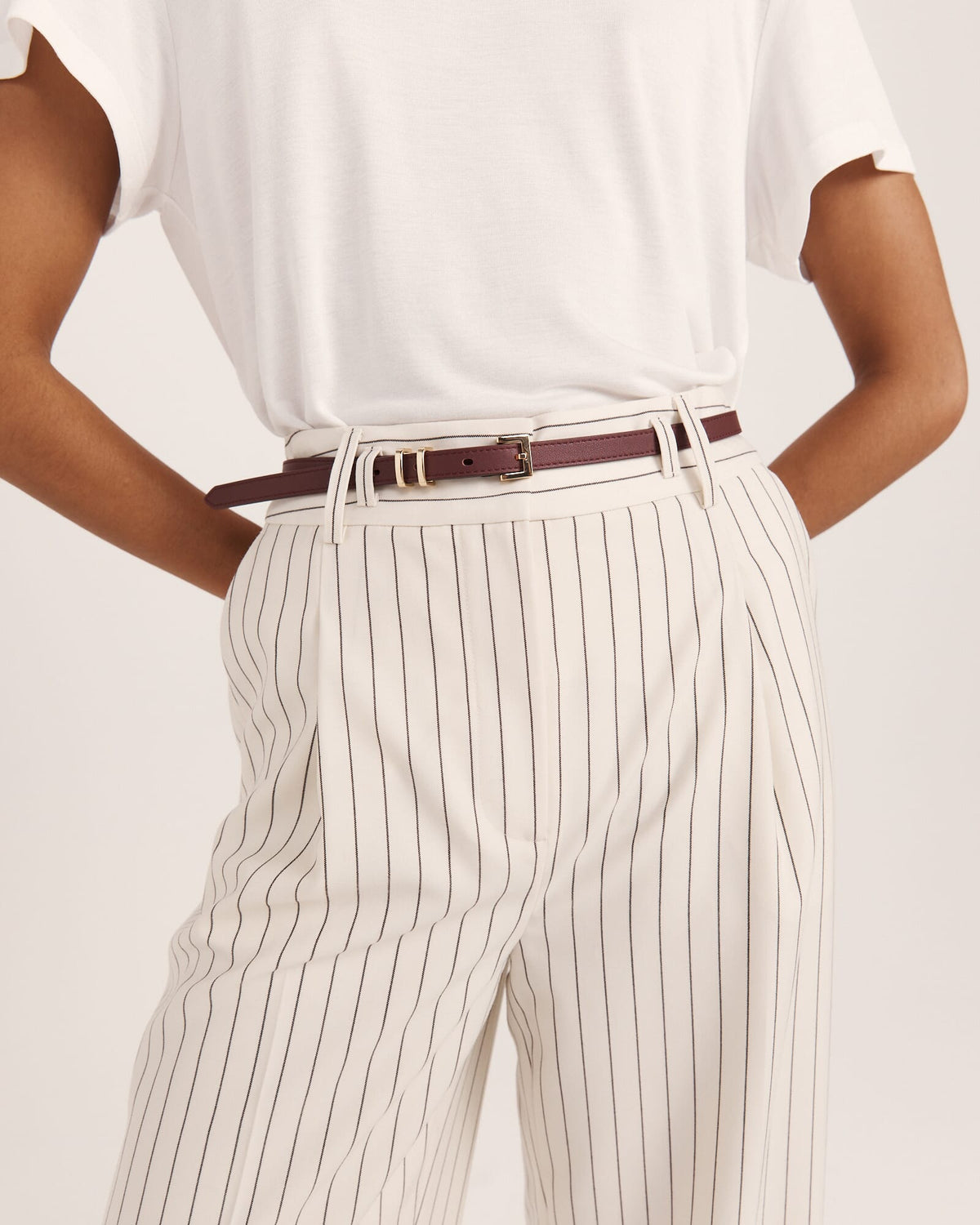 Mila Thin Leather Belt