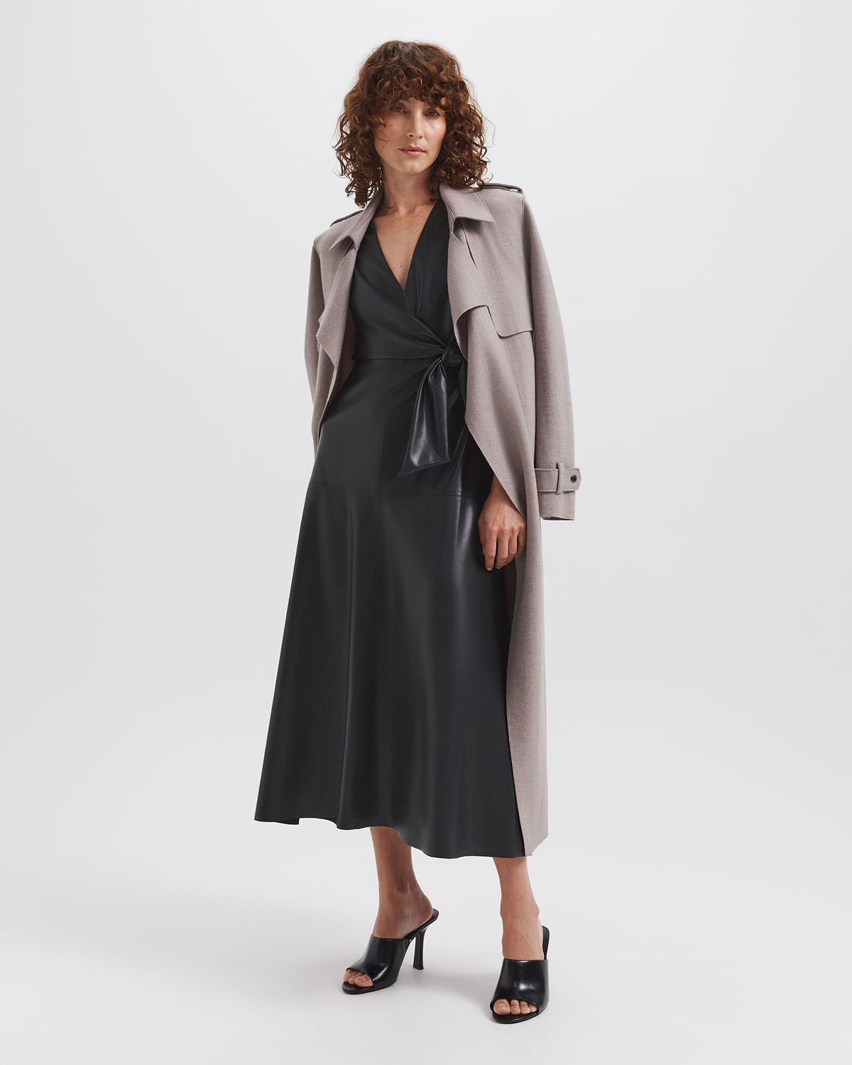 Mimi Faux Leather Dress