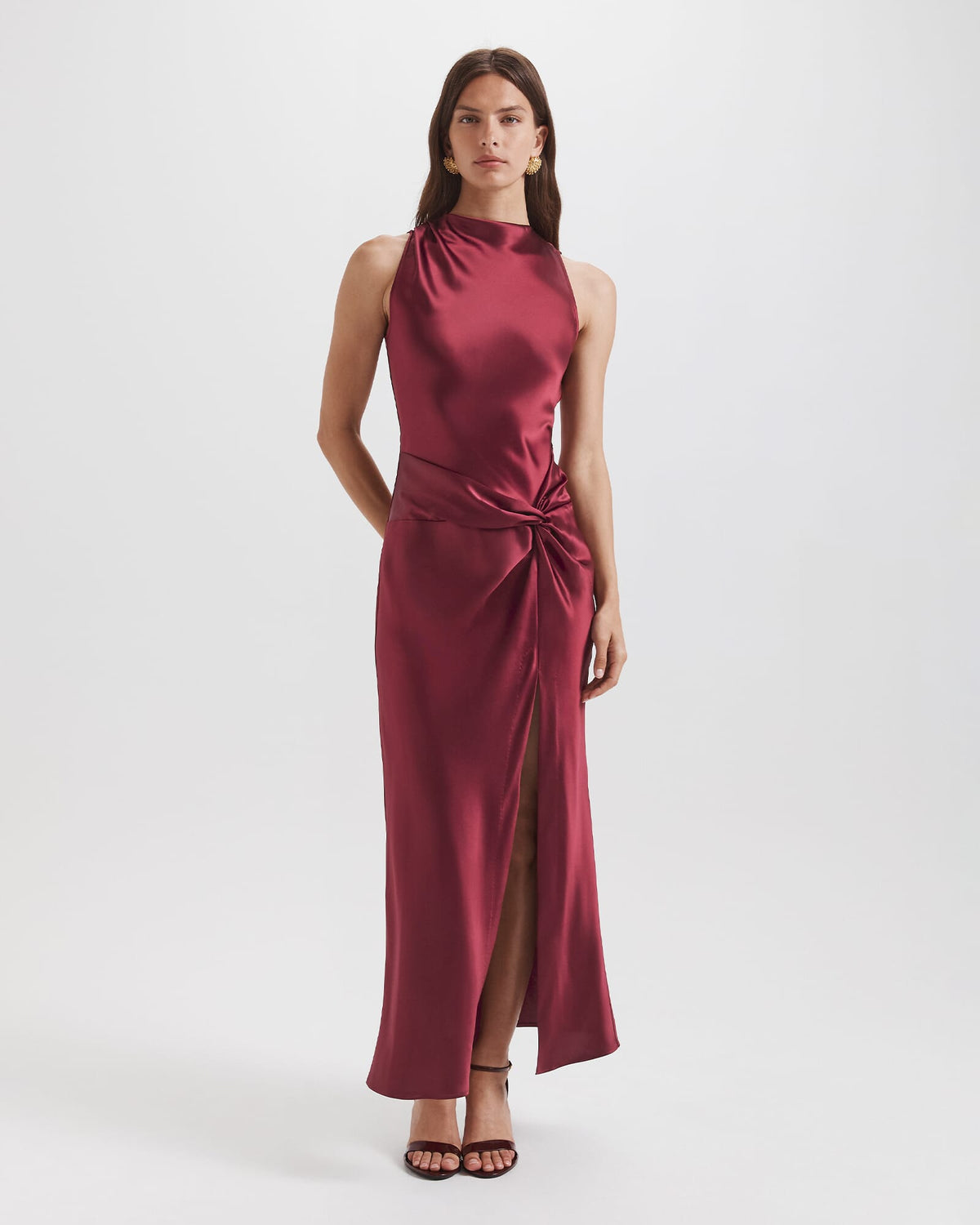 Sallee Twist Front Dress