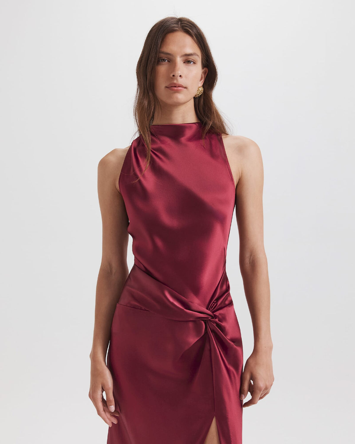 Sallee Twist Front Dress
