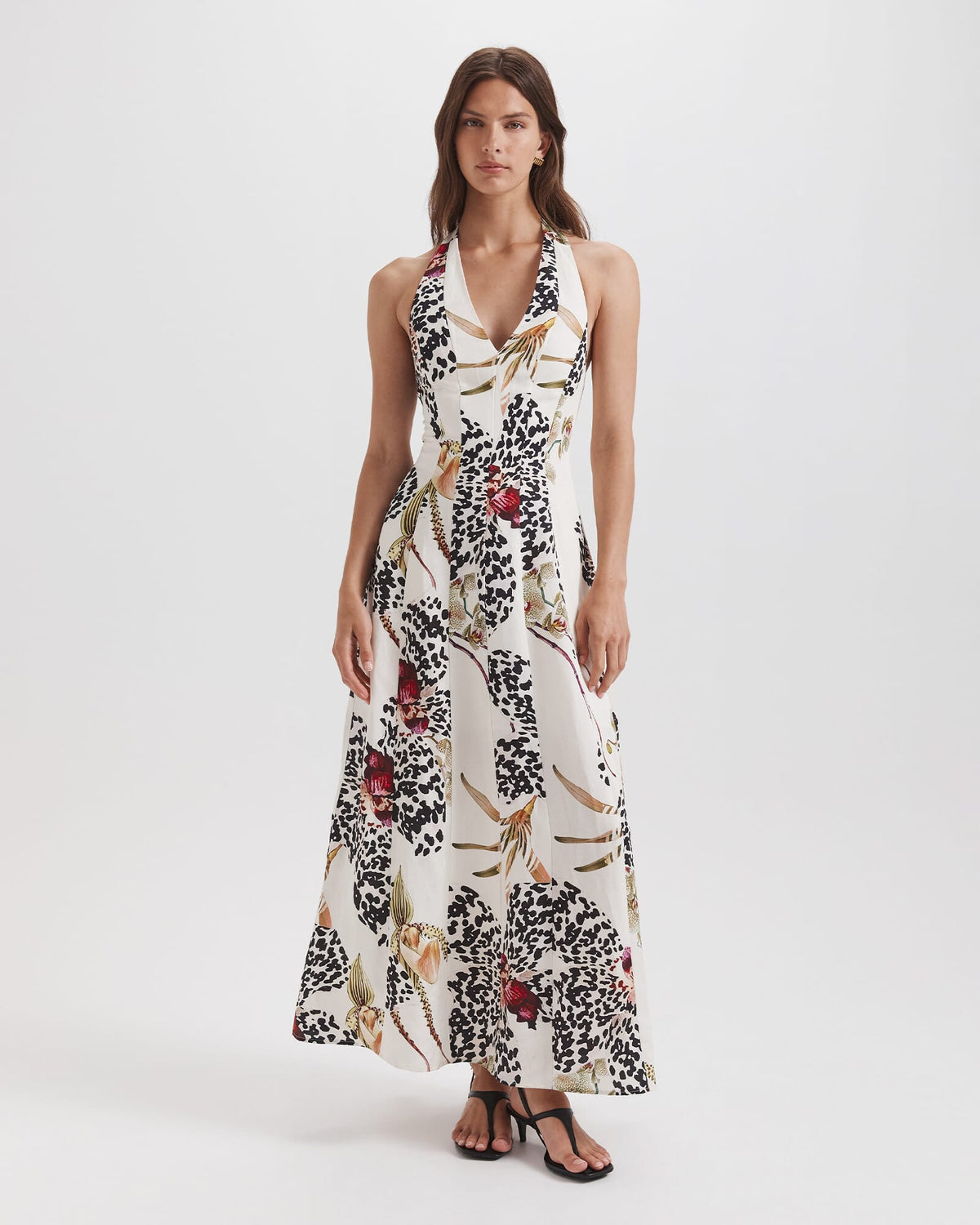 Fiora Halter Maxi Dress