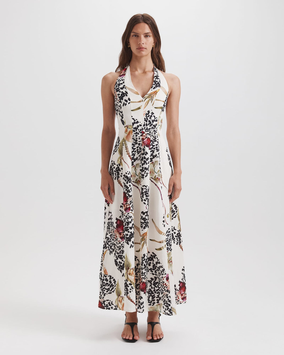 Fiora Halter Maxi Dress