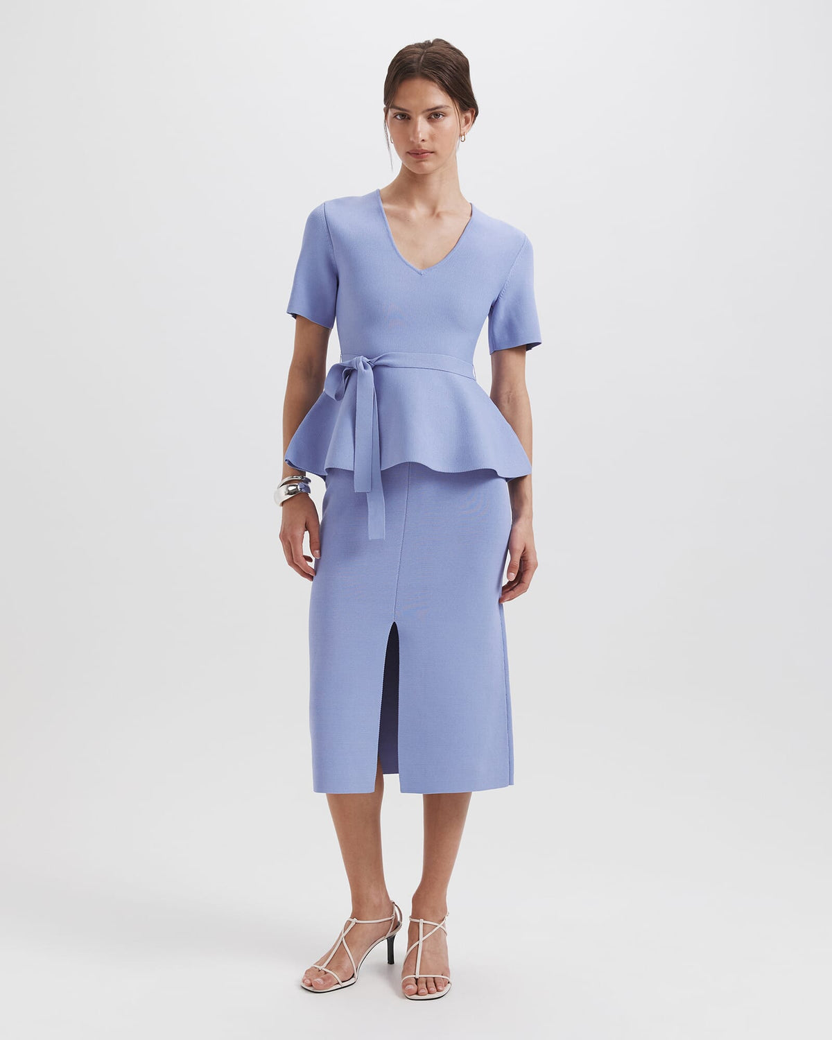 Mia Milano Peplum Top