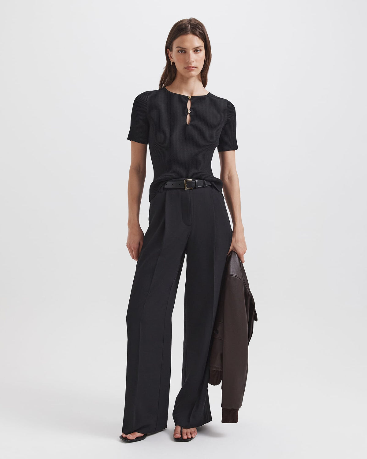 Vicky Keyhole Rib Knit