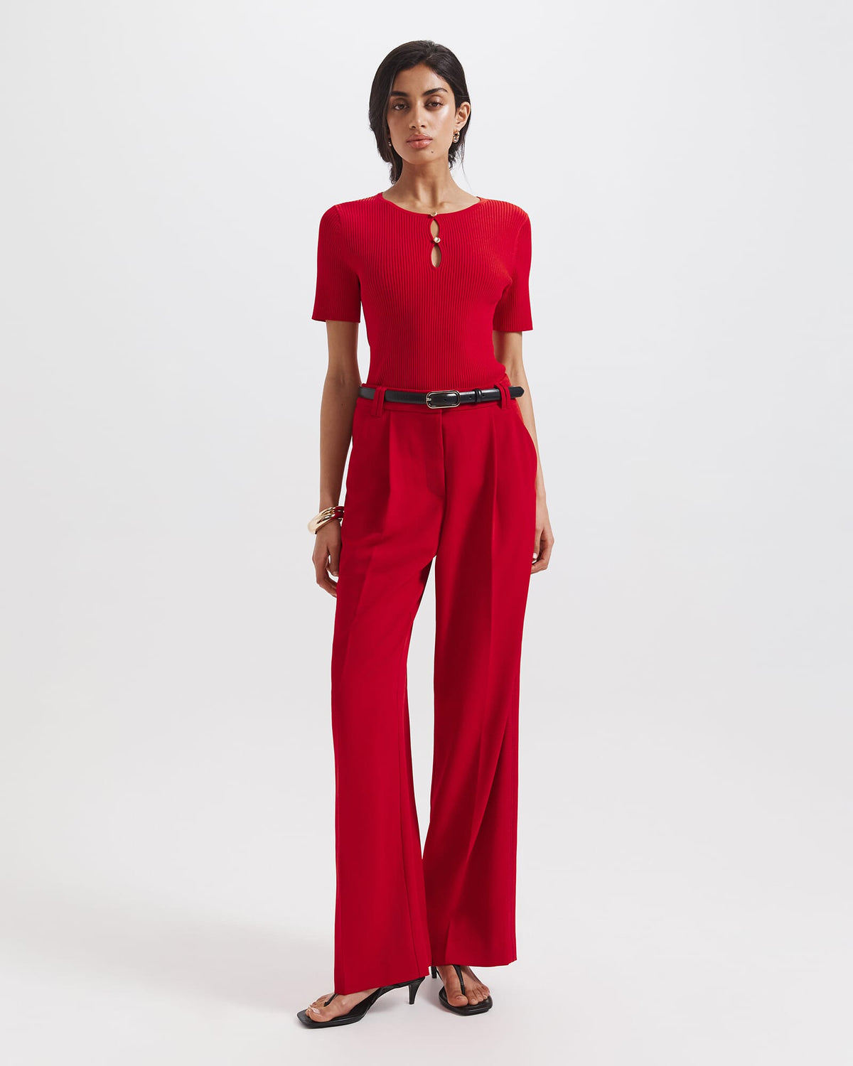 Vicky Keyhole Rib Knit