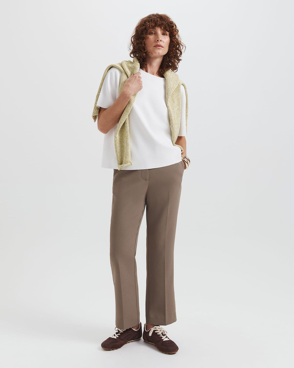 Dharma Stitch Cropped Pant