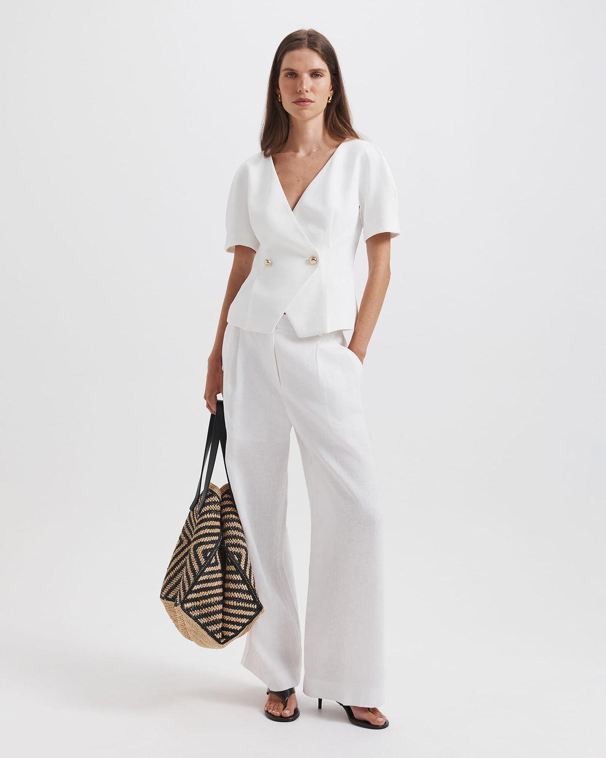 Lila Linen Tailored Pant