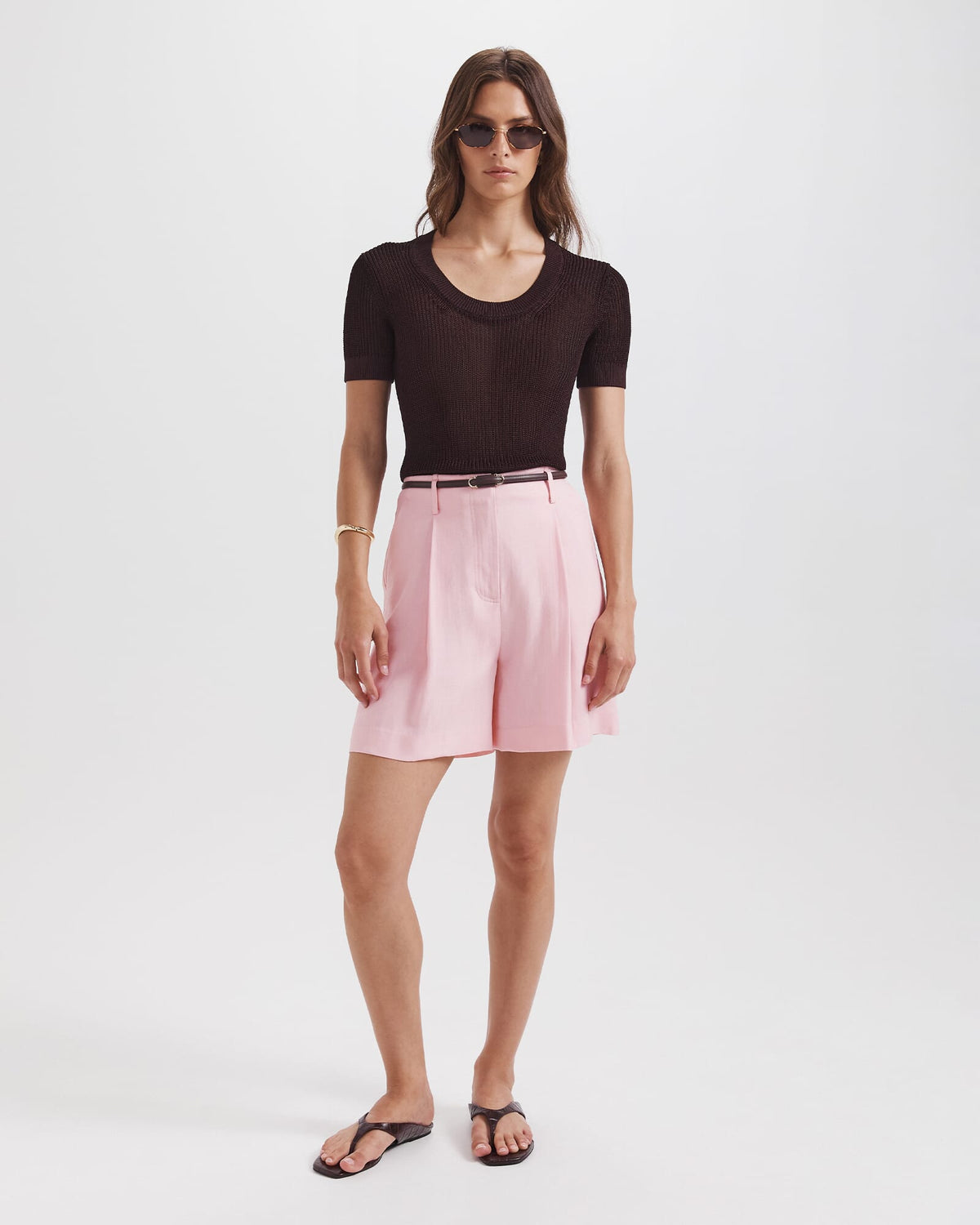 Zuri Pleat Front Short