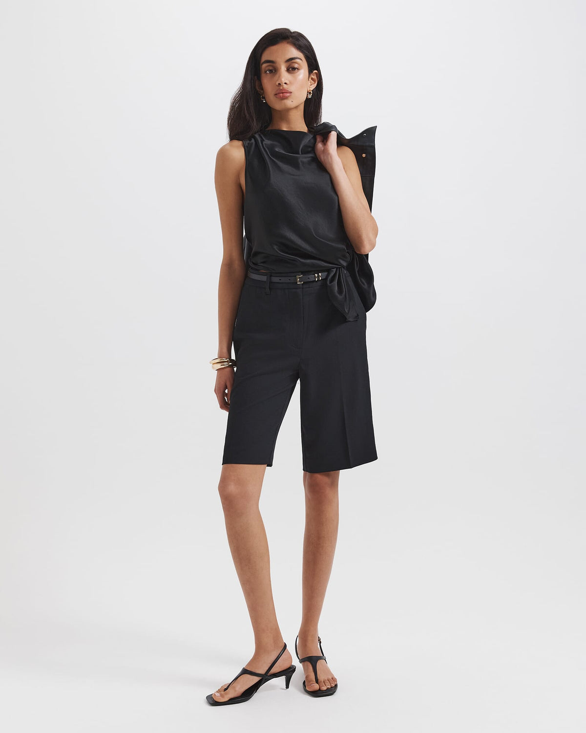 Sallee Asymmetric Tunic Top
