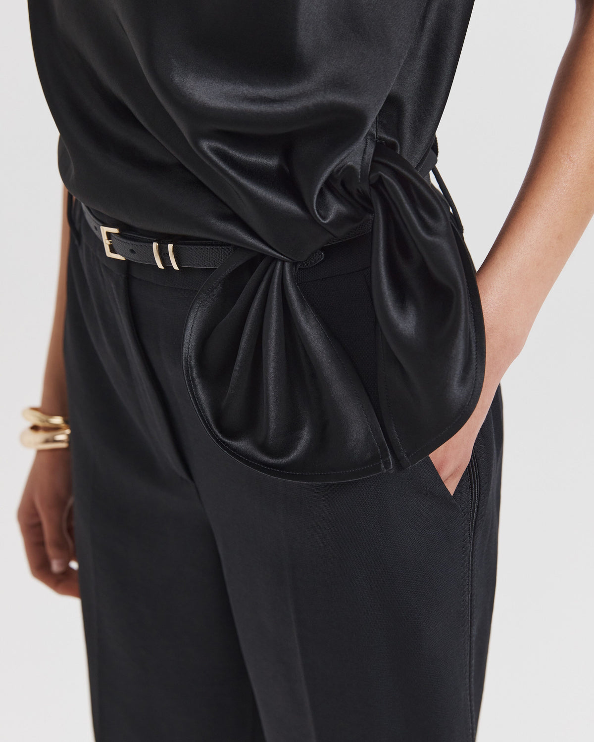 Sallee Asymmetric Tunic Top