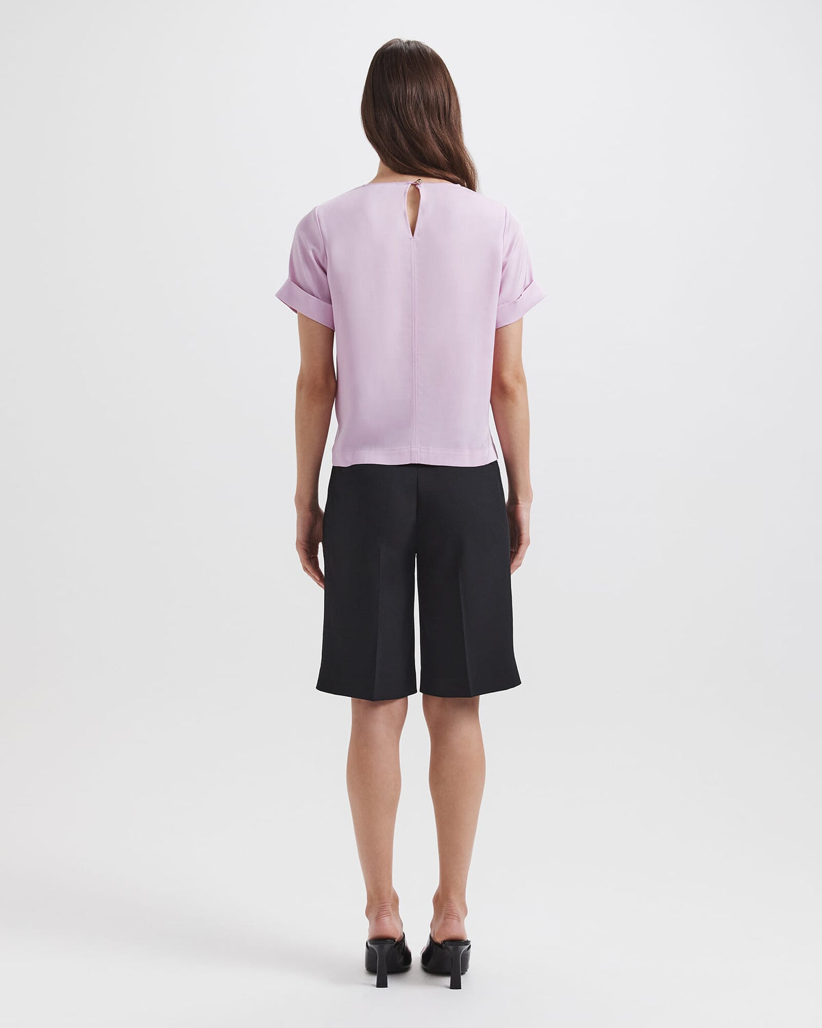 Sadie Silk Short Sleeve Tee