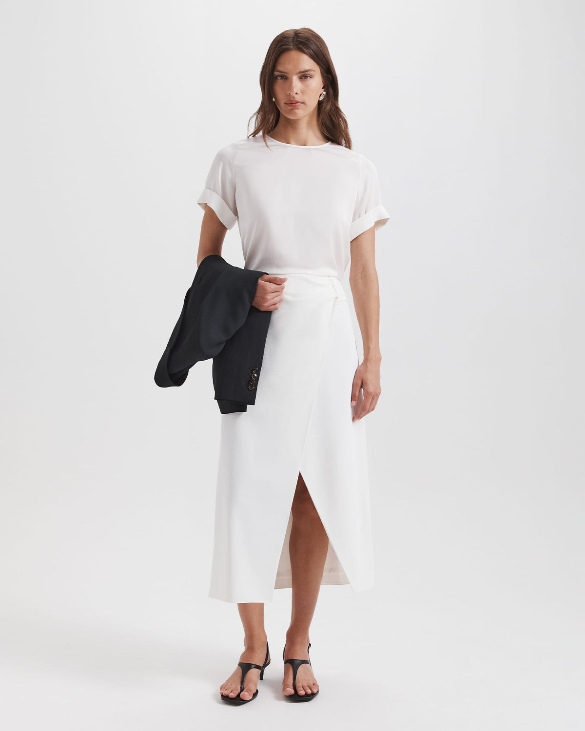 Sadie Silk Short Sleeve Tee