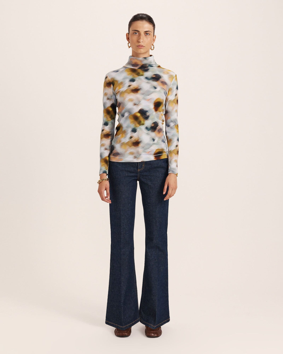 Shadow Emilie Floral Long Sleeve Top