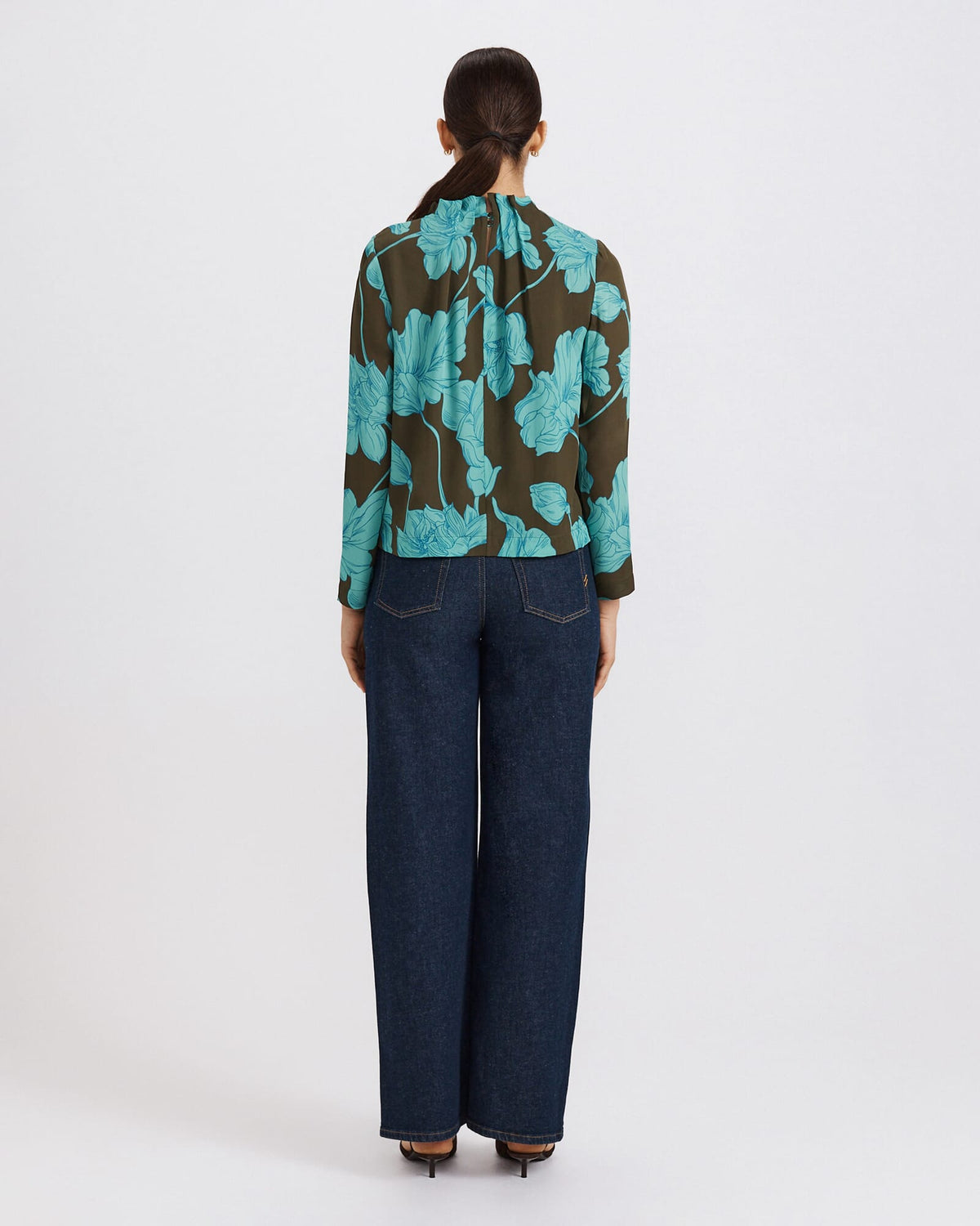 Verdisa Silk Long Sleeve Top