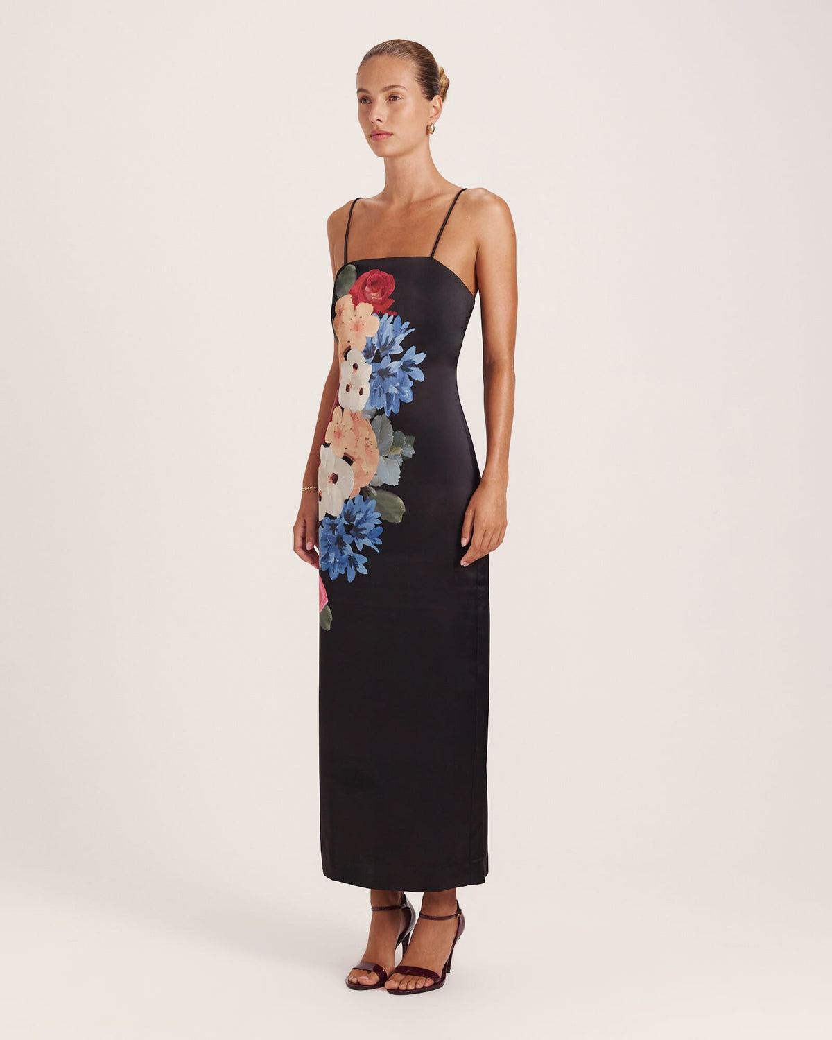 Corsage Midi Dress