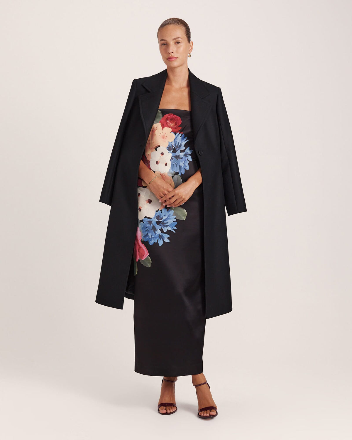 Corsage Midi Dress